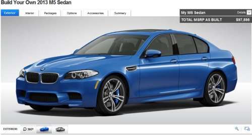 Bmw configurator m5